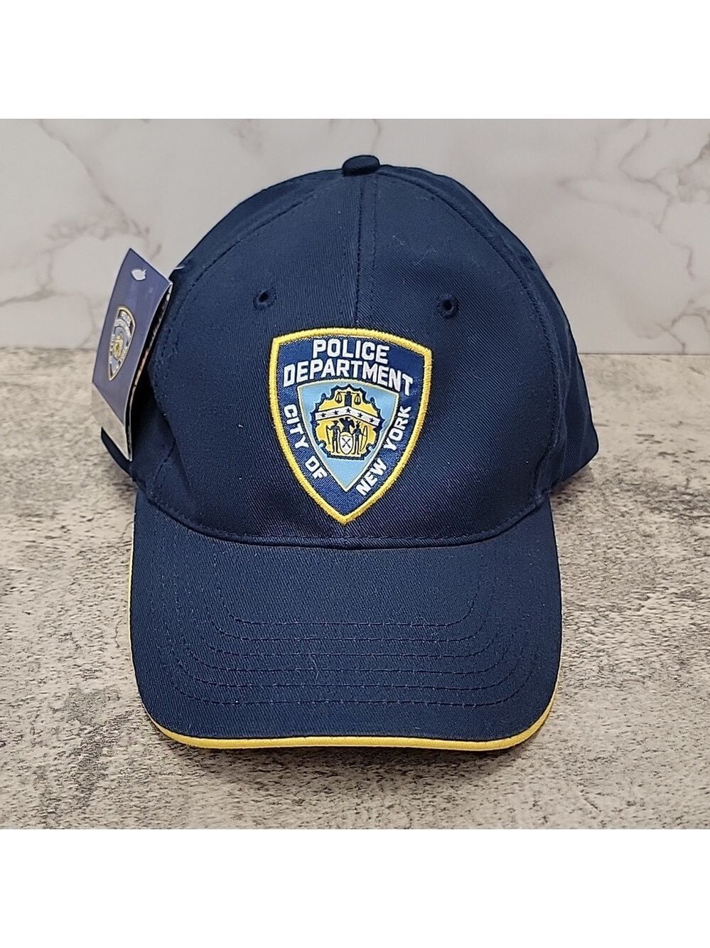 Navy NYPD Shield Hat baseball cap unisex NWT LAST ONE!